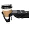 The Nearly Wheelchair Cup Holder for Armrests Nearly Universal OH for Power Chairs Mobility Scooters Stadium Seats NoClamp Adjustable StrapOn Drink Holder Removable Beverage Holder Black
