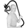Ninefold Design BackBadger Percussive Massage Gun Holder for Back Compatible with Most Massage Guns for Hard to Reach Areas Black