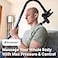 Ninefold Design BackBadger Percussive Massage Gun Holder for Back Compatible with Most Massage Guns for Hard to Reach Areas Black