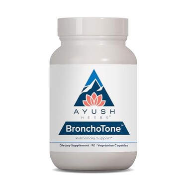 Ayush Herbs Bronchotone Bronchial Support Adults 90 Servings
