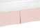 Sweet Jojo Blush Pink Baby Girl Pleated Crib Bed Skirt Dust Ruffle for Bedding Collections by Designs