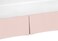 Sweet Jojo Blush Pink Baby Girl Pleated Crib Bed Skirt Dust Ruffle for Bedding Collections by Designs