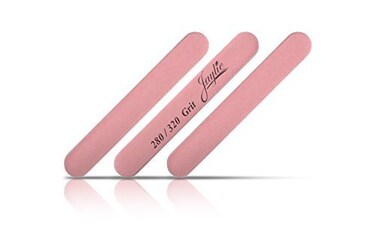 Jaylie Mini Pink Salon Cushion Board Nail Files 280320 Very Fine 50 Pack