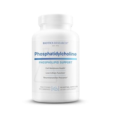 BIOTICS RESEARCH Phosphatidylcholine 420 mgsoftgel Healthy Cognitive Function Derived from Lecithin Contains Choline for Neurotransmitter Acetylcholine 100 Servings
