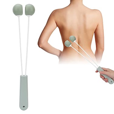 YUYTE Handheld Massage Hammer Manual Massage Hammer Tool Massage Hammer Stick Silicone Fitness Percussion Massager for Muscle Neck arms Legs Back Shoulder
