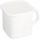 Noda Horo Nodahoro MS12K White Series Storage Container Storage Container with Handle Square L Seal Lid Included Made in Japan