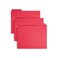 Smead FasTab Hanging File Folder 13Cut Builtin Tab Letter Size Red 20 Count 64096