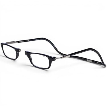Clic Magnetic Reading Glasses Adjustable Neck Hanging Readers Secure Fit with Rigid Headband Original Expandable MXL Black 175