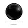 Coolrunner Marble Black Baoding Balls Chinese Health Stress Relieve Hand Exercise Massage Balls