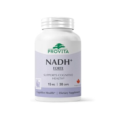 مكمل بروفيتا NADH فورتي لدعم الوظائف الإدراكية، يحتوي على NADH، والإنزيم المساعد Q10، والكلوروفيل، ودعم الطاقة، والتركيز، والصفاء الذهني، وصحة الدماغ. كبسولات نباتية عالية الامتصاص، تركيبة خلوية.