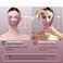 قناع وجه كامل للنساء من FMOYSIEN مزود بحزام للذقن، قابل للتعديل، بتصميم V-line، يسمح بالتهوية ومريح للنوم.