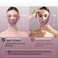قناع وجه كامل للنساء من FMOYSIEN مزود بحزام للذقن، قابل للتعديل، بتصميم V-line، يسمح بالتهوية ومريح للنوم.