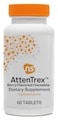 Neuroscience AttenTrex Chewable Brain Supplements for Memory and Focus for Adults Kids Supports Dopamine Epinephrine Norepinephrine for Natural Energy Attention Cognitive Clarity 60 ct
