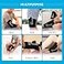 TheraICE Hamstring Compression Sleeve for Women Men Hot and Cold Compress Reusable Thigh Wrap Cooling Sleeves Quad Ice Packs for Injuries Reusable Hamstring Braces Recovery for Pain ReliefXXL