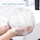 AmazerBath Loofah Sponge 60gPiece Exfoliating Bath Sponge Body Scrubber Loofa Set of 4 Snow White