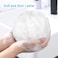 AmazerBath Loofah Sponge 60gPiece Exfoliating Bath Sponge Body Scrubber Loofa Set of 4 Snow White