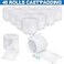 Coloch 48 Rolls Cast Padding Soft Cotton Undercast Padding Gauze Bandage Wrap Roll Use with Plaster Cloth Individually Packed for Crafts Body Casts Mask Making Art Projects 2 x88ft