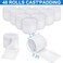 Coloch 48 Rolls Cast Padding Soft Cotton Undercast Padding Gauze Bandage Wrap Roll Use with Plaster Cloth Individually Packed for Crafts Body Casts Mask Making Art Projects 2 x88ft