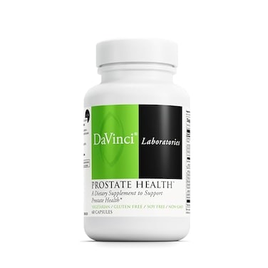 DAVINCI Labs Prostate Health Helps to Support Prostate Urinary Mens Health with Saw Palmetto Zinc Green Tea Extract More 60 Vegetarian Capsules 30 Servings