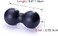 AllPlay Peanut Massage Ball Roller Double Lacrosse Ball Acupoint Myofascial Release Muscle Knot Relaxer Mobility Trigger Point for Physical Therapy Self Deep Tissue Manual Massager Equipment Tool Set