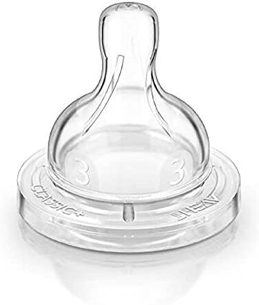 Philips AVENT BPA Free Classic Medium Flow Nipple 2Pack