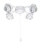 Aspen Creative 2200321 FourLight Ceiling Fan Fitter Light Kit with Pull Chain Painted White