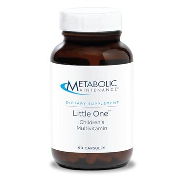Metabolic Maintenance Little One Kids Multivitamin for Ages 612 Iron Vitamin D B Complex Daily Nutrition Support EasytoSwallow Capsules 90 Servings 90 Count