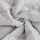 NTBAY Down Alternative Toddler Comforter Lightweight and Warm Solid Color Baby Crib Quilted Blanket 39x47 inches Light Grey