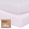 KeaBabies 2pk Organic Cotton Crib Sheets for Boys Girls 52x28 Thistle