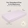 KeaBabies 2pk Organic Cotton Crib Sheets for Boys Girls 52x28 Thistle