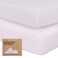 KeaBabies 2pk Organic Cotton Crib Sheets for Boys Girls 52x28 Thistle