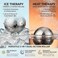 iECO Cold Massage Roller Ball Ice Roller Ball for Muscles Deep Tissue Cold Heat Therapy Plantar Fasciitis Roller