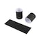 Gmark SelfAdhesive Black Paper Napkin Bands 2500 Count 425 x 15 Inch Professional Napkin Rings SelfSealing Disposable Silverware Wrappers for Restaurants Formal Events GM1049