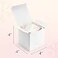 ValBox 4x4x4 White Gift Boxes 25PCS Kraft Paper Boxes with Lids for Gifts Crafting Cube Cupcake Boxes Easy Assemble Boxes for Party Favor