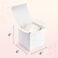 ValBox 4x4x4 White Gift Boxes 25PCS Kraft Paper Boxes with Lids for Gifts Crafting Cube Cupcake Boxes Easy Assemble Boxes for Party Favor