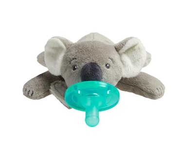 Philips Avent Soothie Snuggle Pacifier Holder with Detachable Pacifier Koala 0m SCF34706