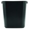 Rubbermaid Commercial Rubbermaid 295500BK Deskside Plastic Wastebasket Rectangular 3 12 gal Black