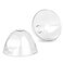 CHUBBIEE Replacement Bottle Caps Compatible with Comotomo Baby Bottles 5oz 8oz LeakProof BPAFree PP Travel Lids Dust Spill Protection with Unique Concave Design 2 Count