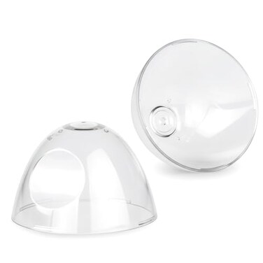 CHUBBIEE Replacement Bottle Caps Compatible with Comotomo Baby Bottles 5oz 8oz LeakProof BPAFree PP Travel Lids Dust Spill Protection with Unique Concave Design 2 Count