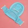 شبكة مقعد حمام قابلة للتعديل من فاجيلي، دعامة مريحة لحوض الاستحمام، سهلة التركيب، شبكة دش زرقاء مع لون زر عشوائي
