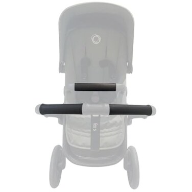 PROTEC TIF Pack of Leatherette Protective Covers for Handlebar and Carrying Handle Compatible with Bugaboo FOX 5
