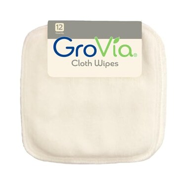 GroVia Reusable Cloth Diapering Wipes 12 Count