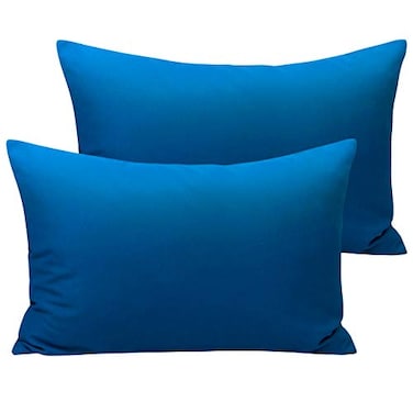 NTBAY Microfiber Toddler Pillowcases with Envelope Closure 2 Pack 100 Brushed Microfiber Super Soft Travel Kids Nursery Pillow Cases 14x20 Fits Pillows Sized 12x16 13x18 14x19 Royal Blue