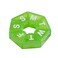 Ezy Dose Weekly 7Day Pill Organizer 7Sided Medicine Planner Green