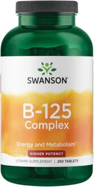 Swanson Vitamin B125 Complex 250 Tabs