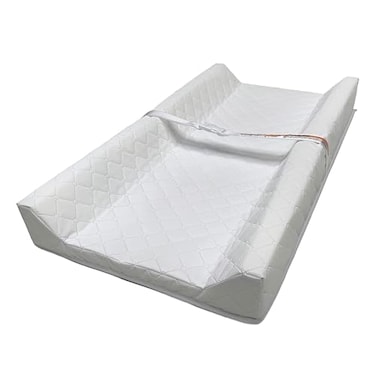 Ingenuity Contoured Changing Pad Includes Waterproof Changing Liner and Safety Fastening Strap with QuickRelease Buckle