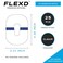 رقع Flexd المقاومة للماء G6 شفافة، عبوة من 25 قطعة