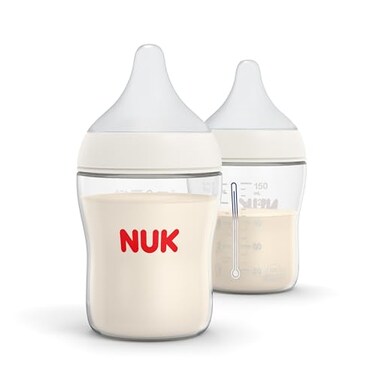 زجاجة NUK Perfect Match الطبيعية المضادة للمغص، عبوة من قطعتين، 5 أونصة