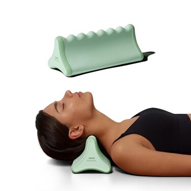 SNPE Wave Eiffel II 3 Different Edged Whole Body Massage Tool Neck Shoulder Back Lower Back Hip Muscle Pain Relief Trigger Point Deep Tissue Muscle Release Soft Mint