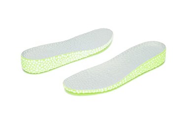 CALTO Height Increase Insoles ETPU Technology Popcorn Rebound Shock Absorbant Lightweight Elevator Insert 14 Inch 35cm Taller IK302 Large
